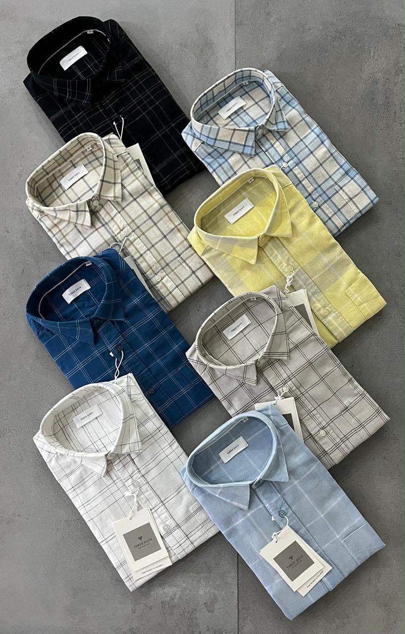 Three Days checked shirts